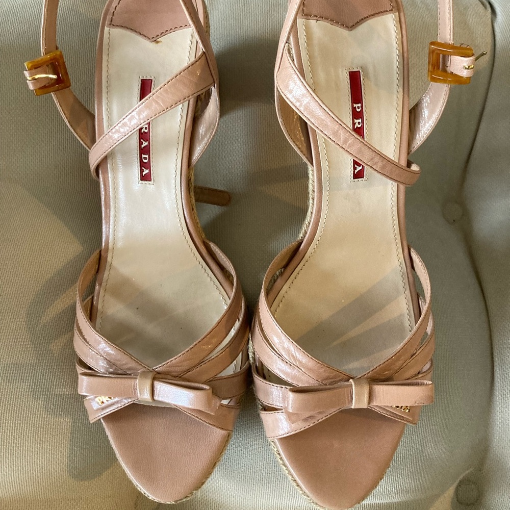 Authentic Prada Wedges